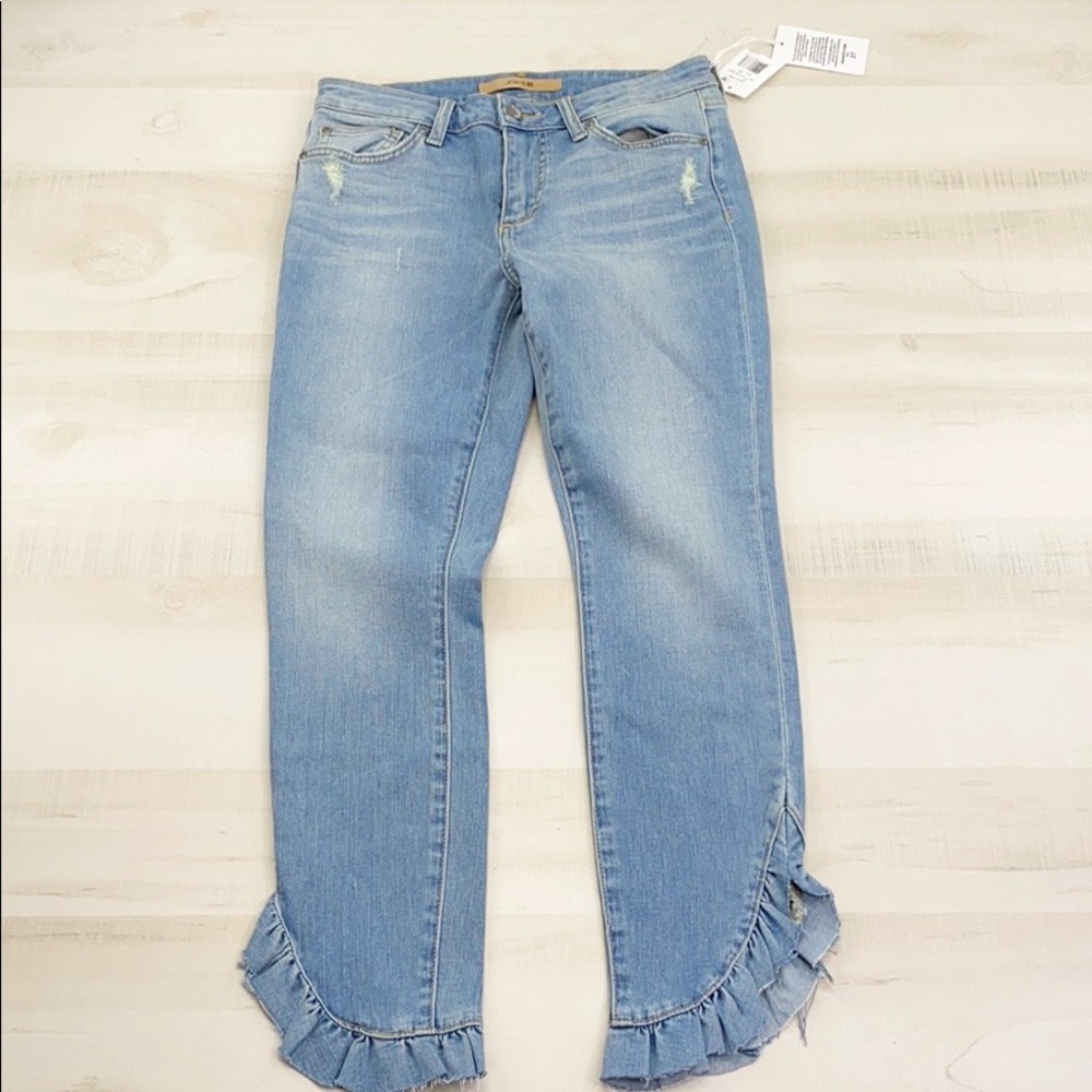JOES PERCY THE ICON MID-RISE SKINNY ANKLE RUFFLE - Picture 2 of 12